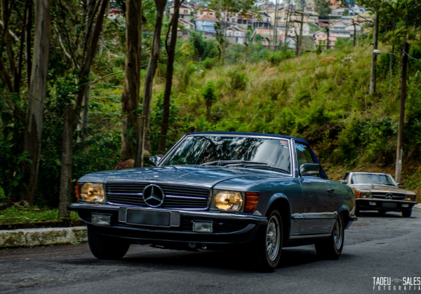 E os Mercedes-Benz compareceram também em peso. Foto: Tadeu Sales. - Alfa Romeo Clube do Brasil