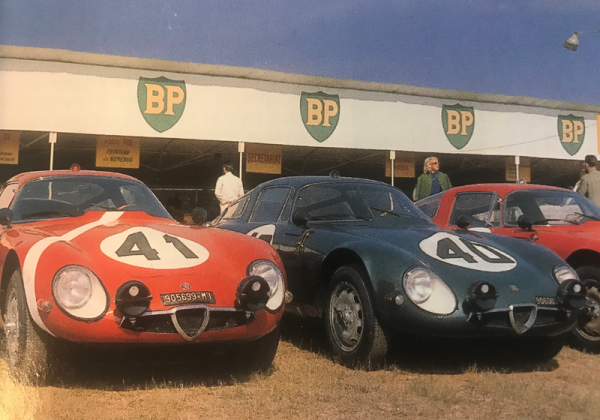 Le Mans 1964 – A Scuderia St Ambroeus organizou a aparição das TZ-1  em Le Mans, sendo a nº 40  para Jean Rolland/Fernand Masoero. - Alfa Romeo Clube do Brasil