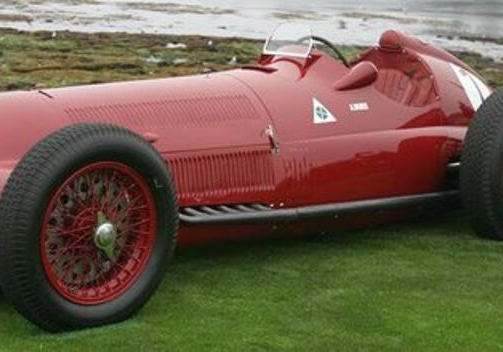 Alfa Romeo 12C 1936. Imagem: WOI Encyclopedia Italia - Alfa Romeo Clube do Brasil